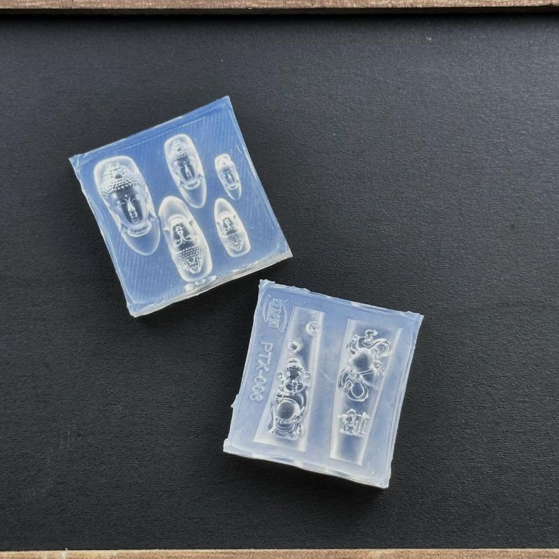 Resin Art Template - Stampo in silicone 3D per nail
