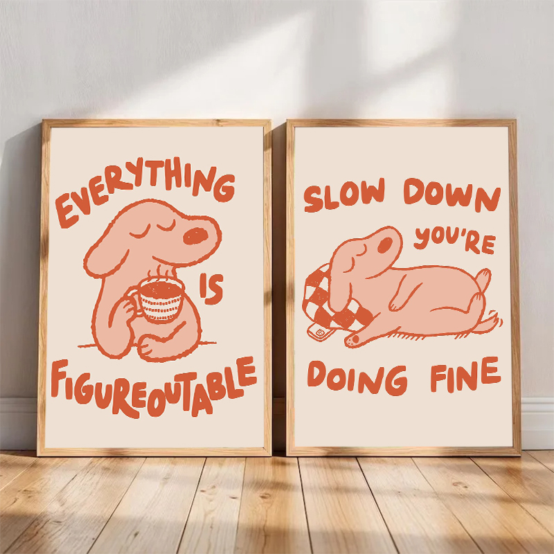 Resin Art Quote - Tutto è Risolubile - Poster Moderno