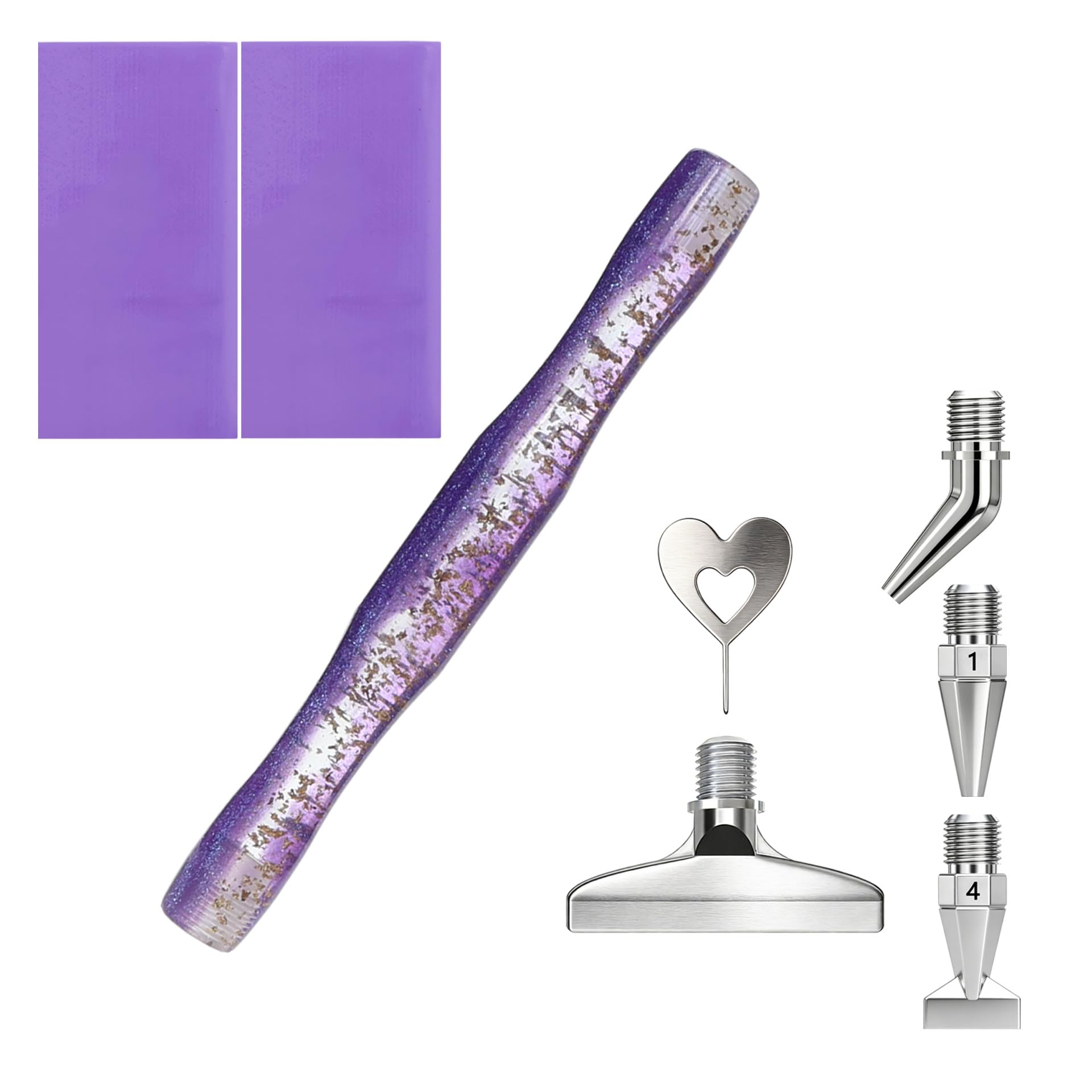Resin Art Diy - Penna per diamond painting, con punta
